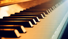 Image of piano keyboard